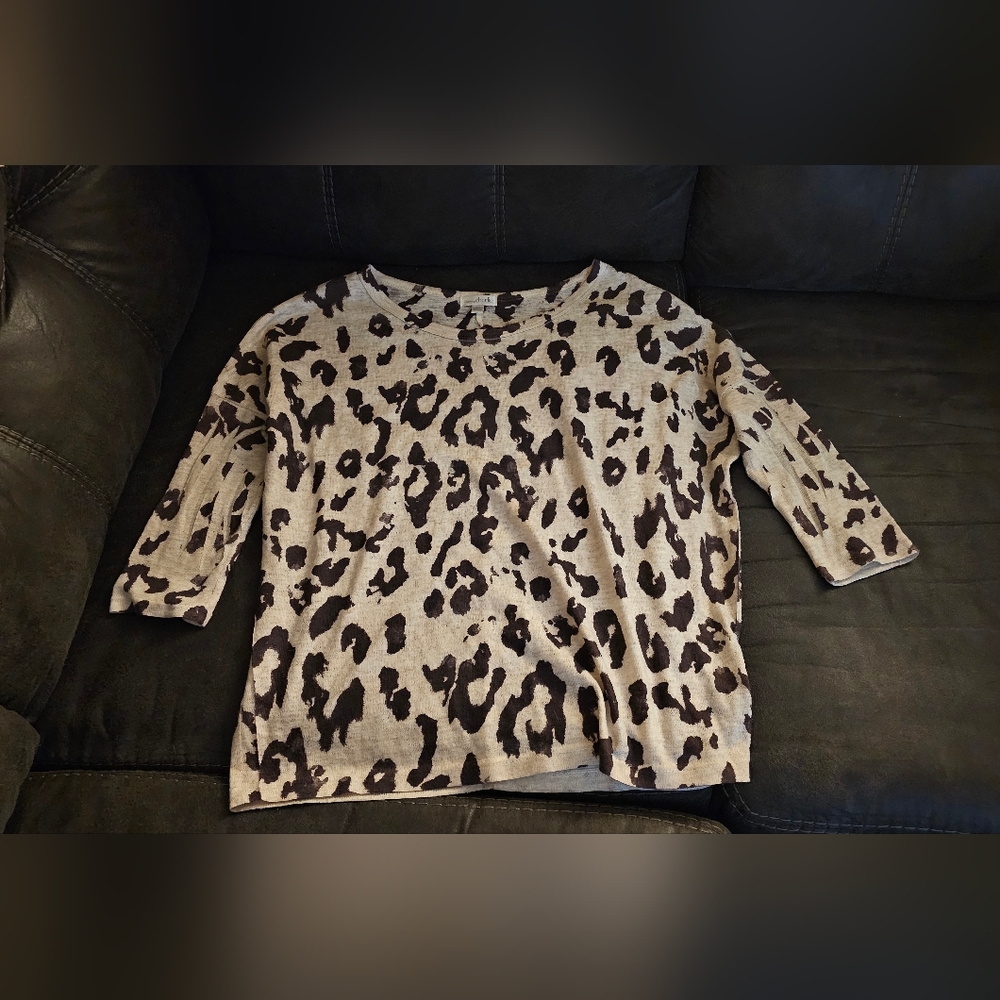 Animal Print Top MEDIUM